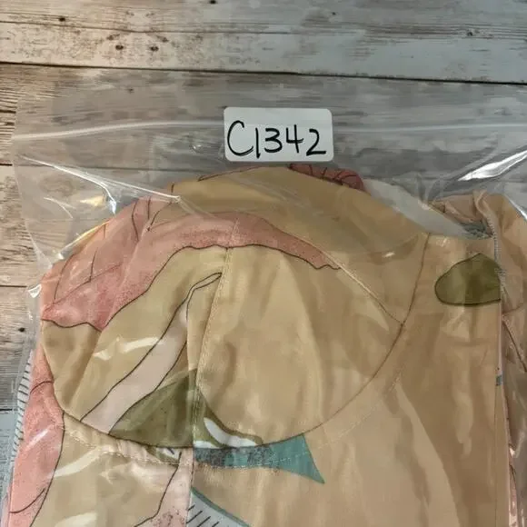 The Dolls House Dolce Dress Medium Boho Sexy Floral Chiffon Corset Bodice Pastel - Picture 9 of 9